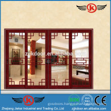 JK-AW9117 Best Appearance Four Glass Panel Interior Door